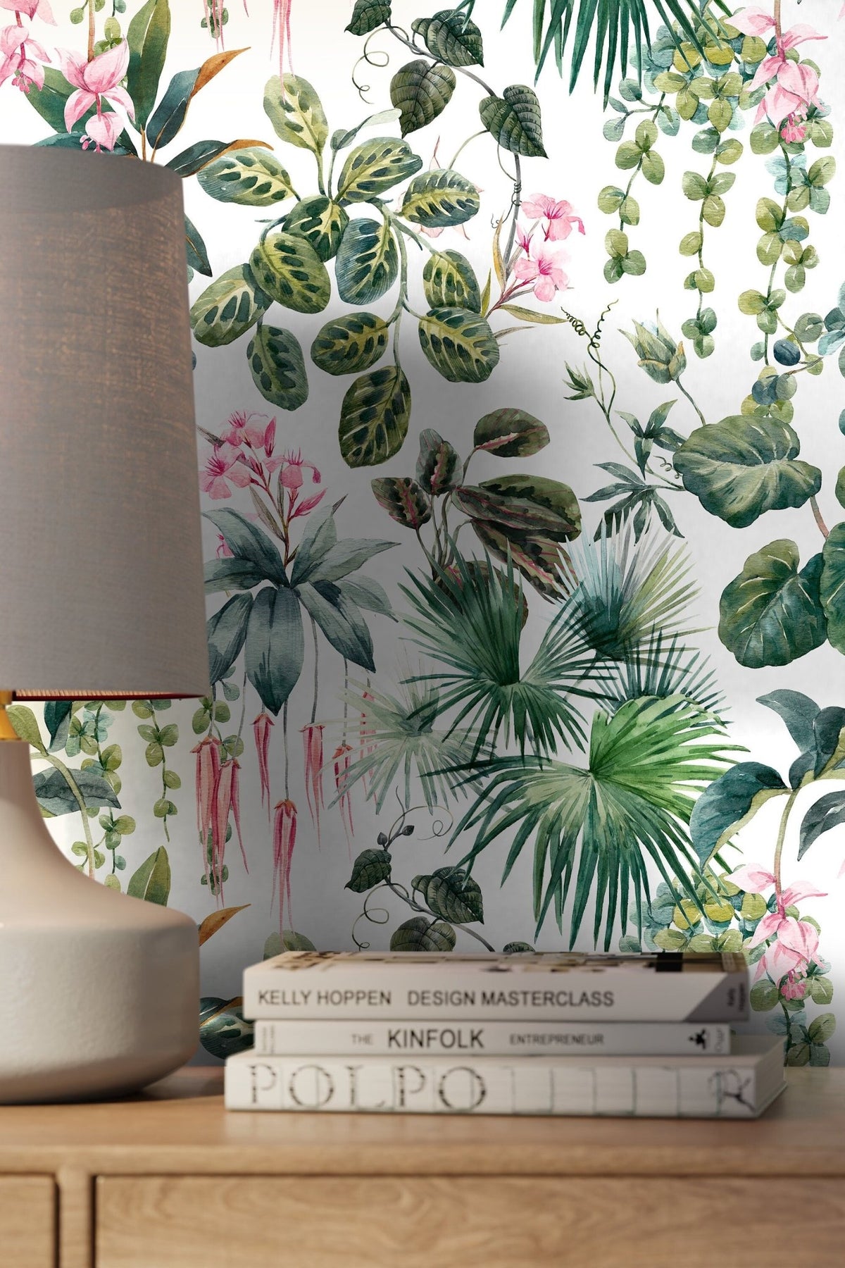 Tropical Botanical Bliss Wallpaper - C798 - WallTrend