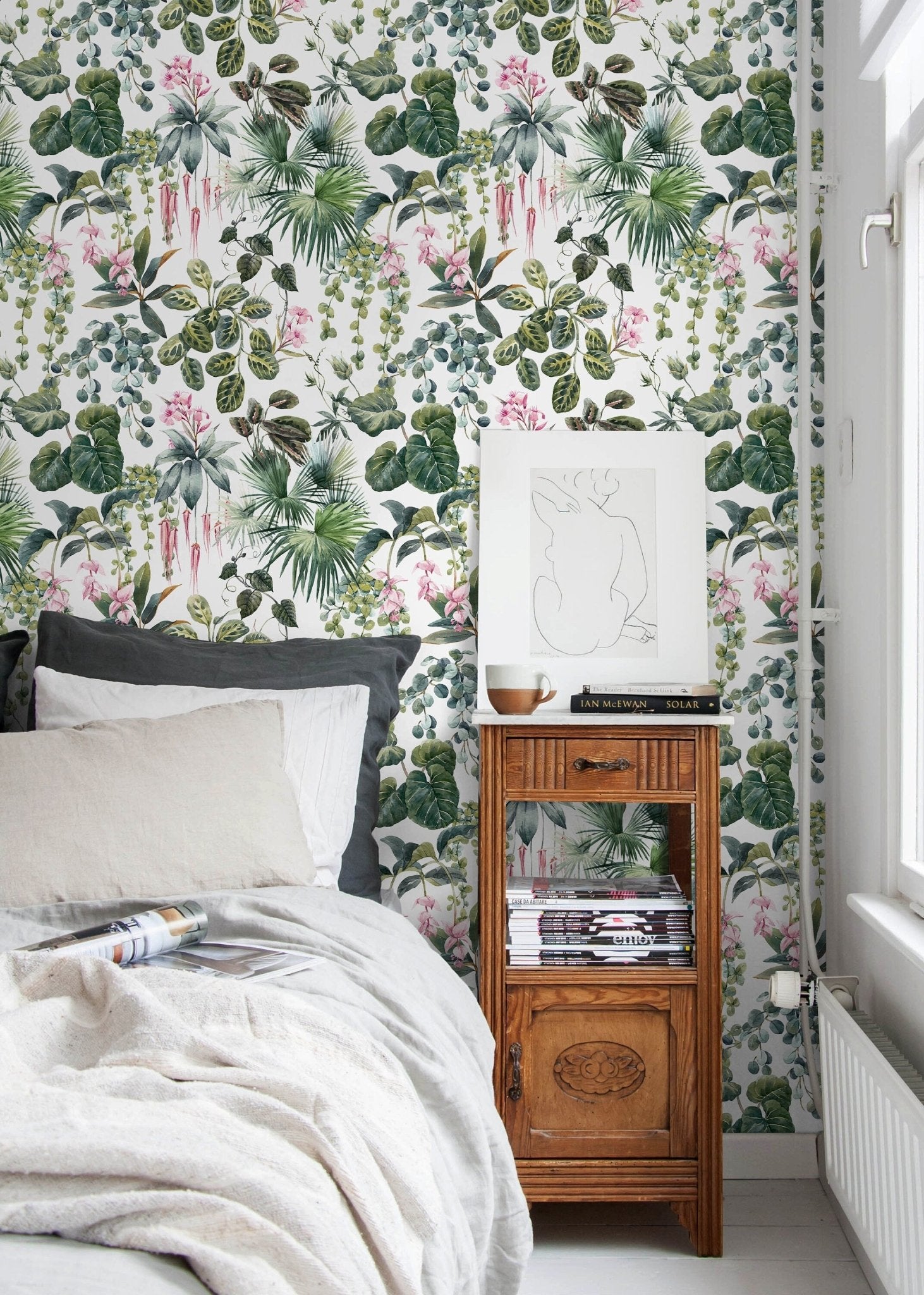 Tropical Botanical Bliss Wallpaper - C798 - WallTrend