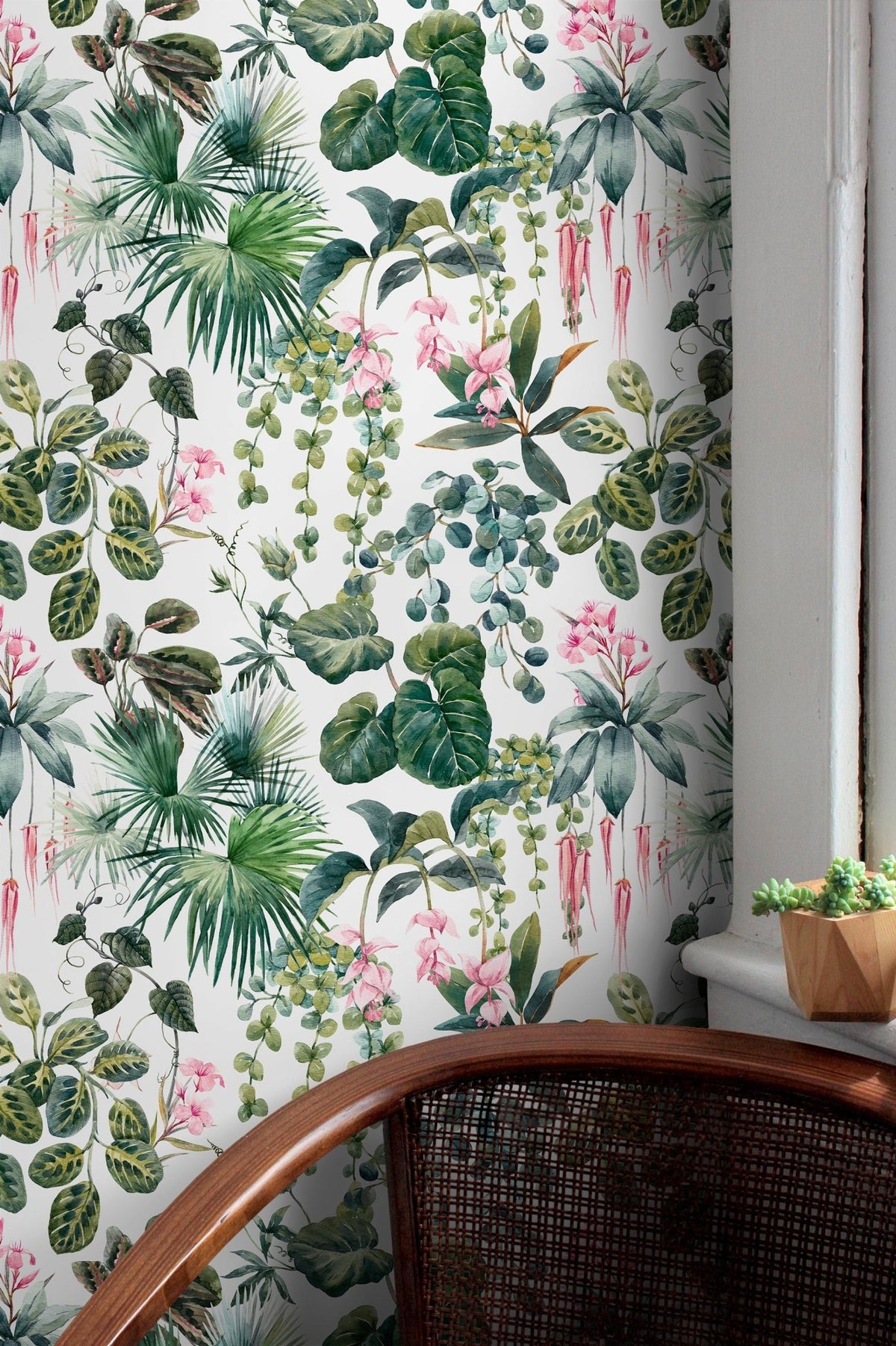 Tropical Botanical Bliss Wallpaper - C798 - WallTrend