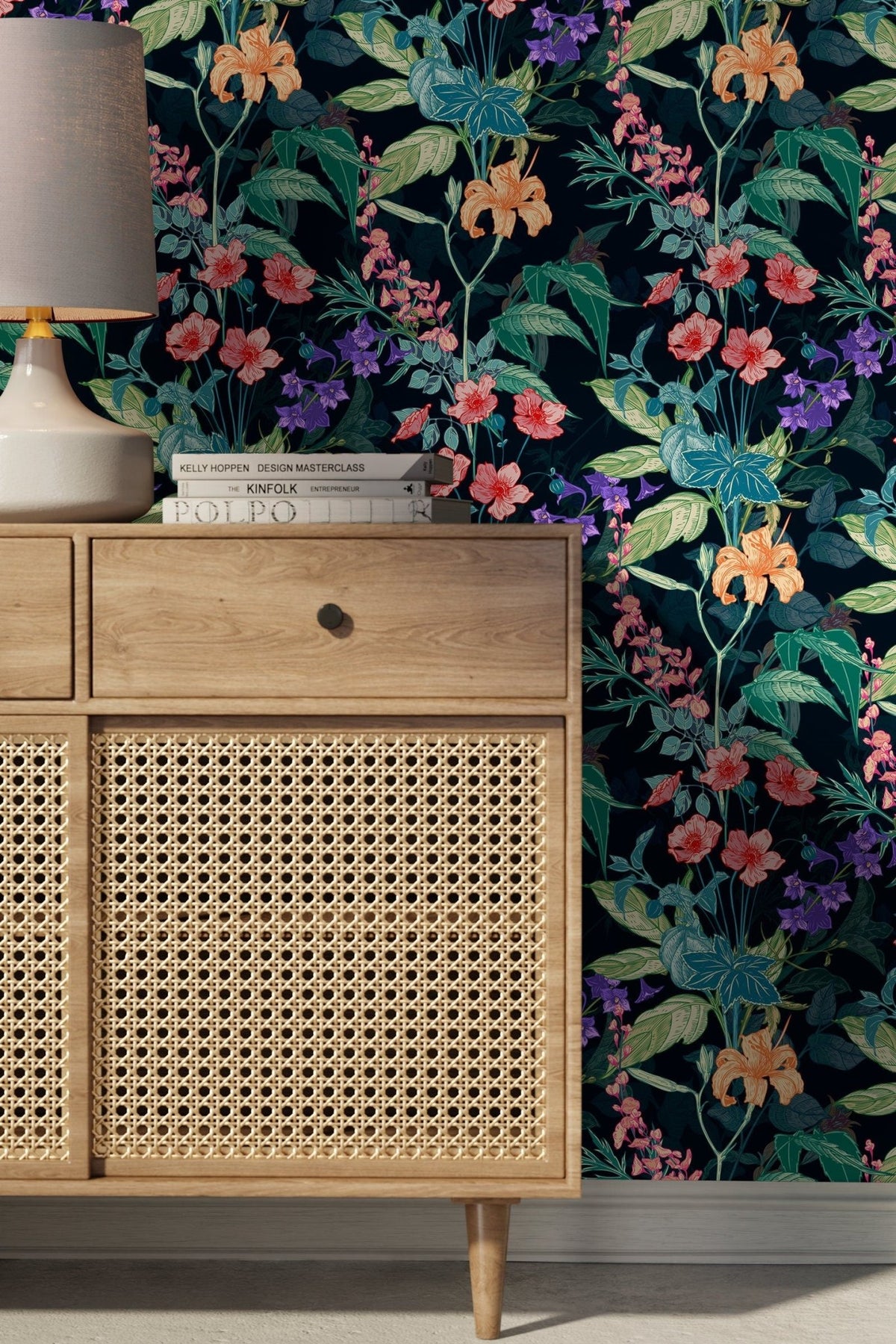 Tropical Botanical Elegance Wallpaper - C699 - WallTrend