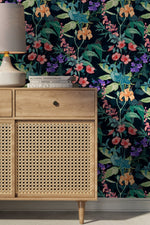 Tropical Botanical Elegance Wallpaper - C699 - WallTrend