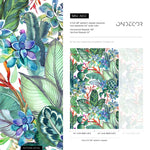 Tropical Botanical Fusion Wallpaper - A612 - WallTrend