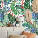 Tropical Botanical Fusion Wallpaper - A612 - WallTrend
