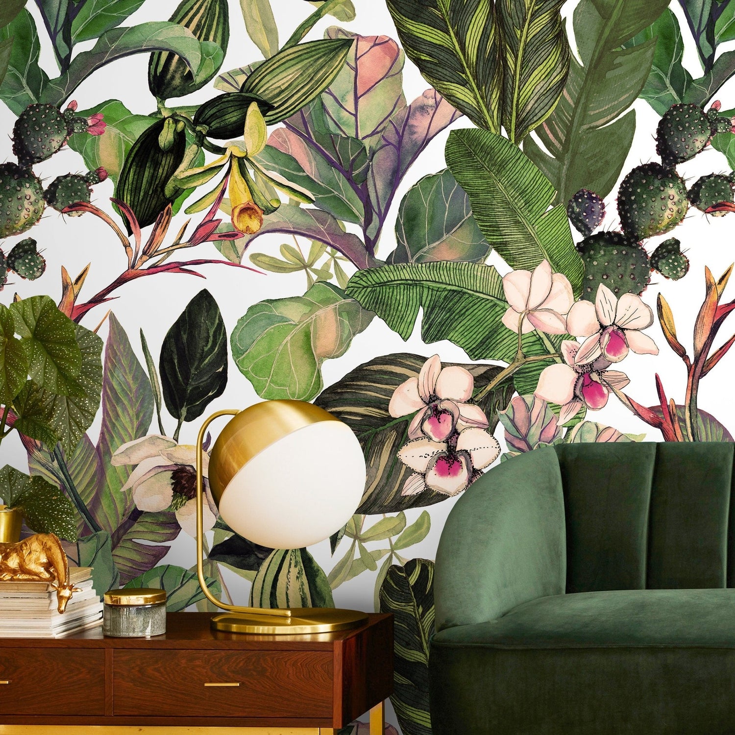 Tropical Botanical Garden Wallpaper - A471 - WallTrend