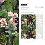 Tropical Botanical Illustrations Wallpaper - A470 - WallTrend