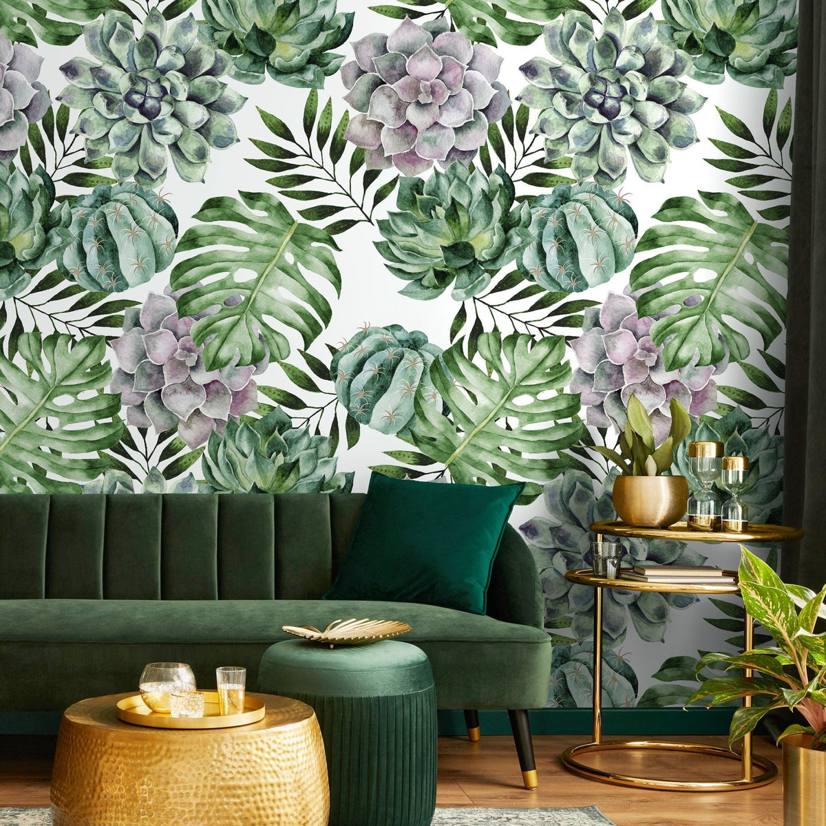 Tropical Botanicals Wallpaper - A020 - WallTrend