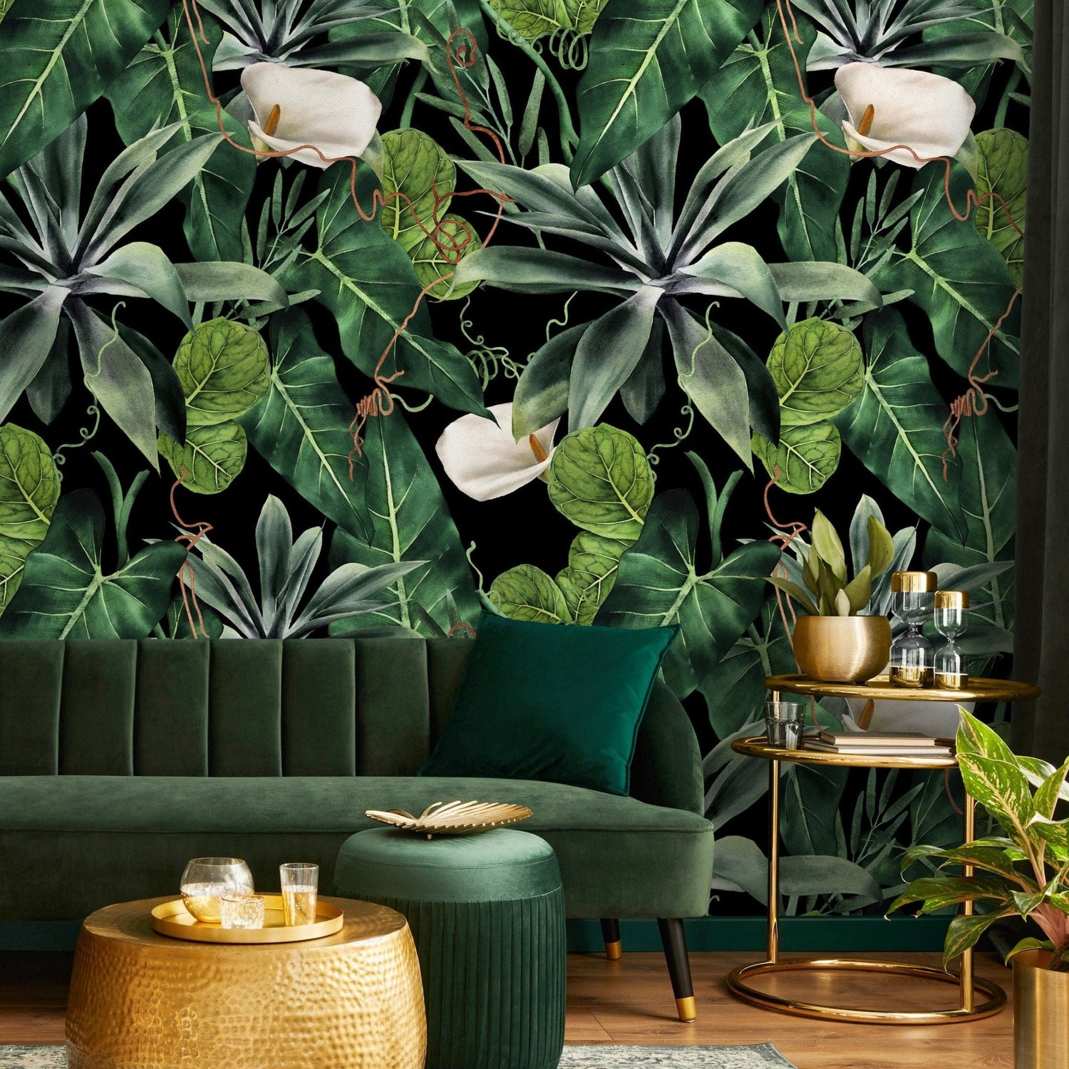 Tropical Botanicals Wallpaper - A843 - WallTrend