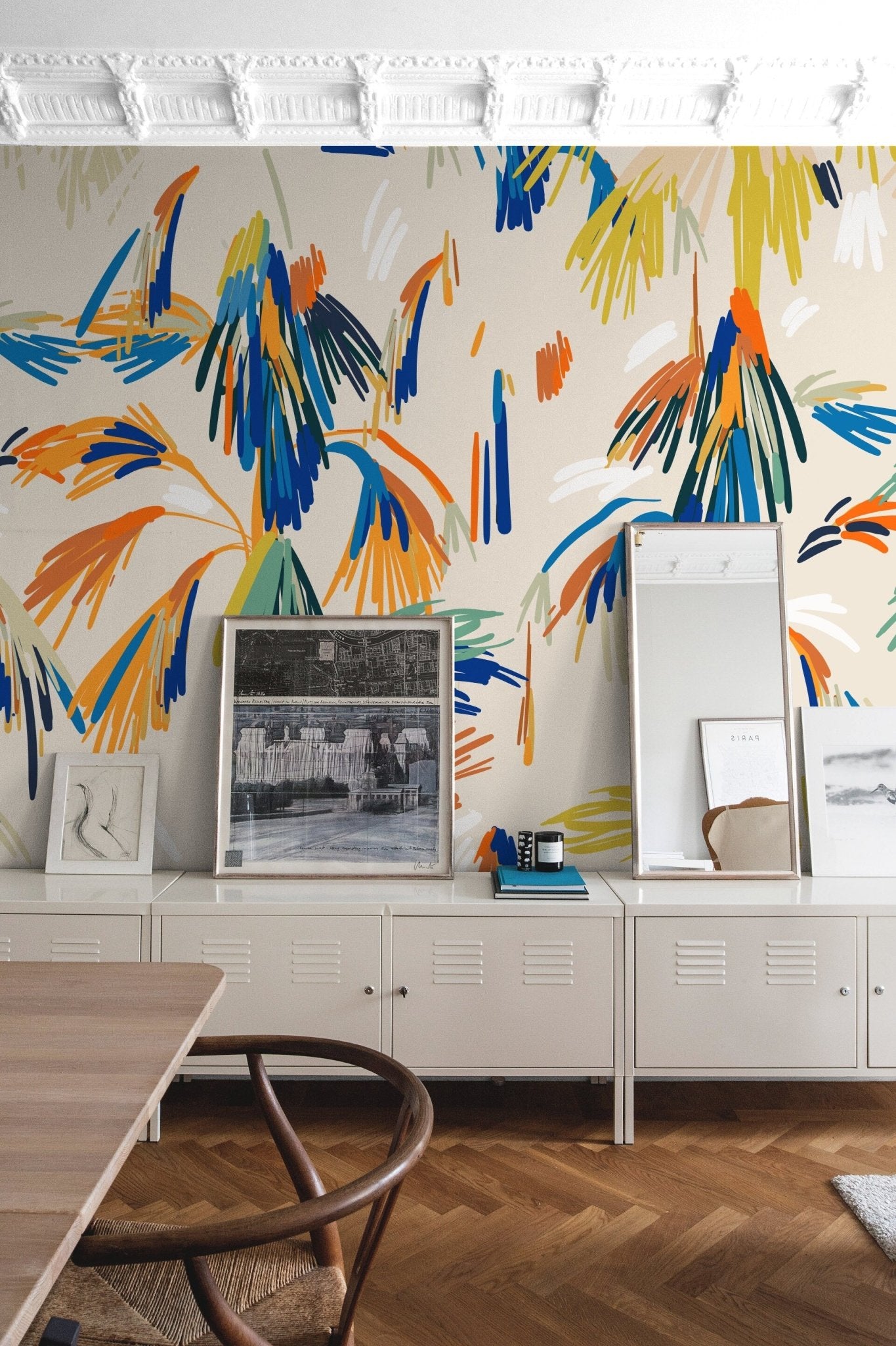 Tropical Brushstrokes Wallpaper - C360 - WallTrend