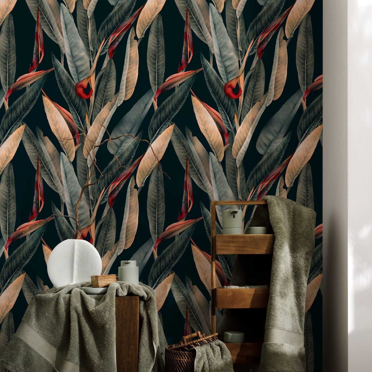 Tropical Elegance Wallpaper - B036 - WallTrend