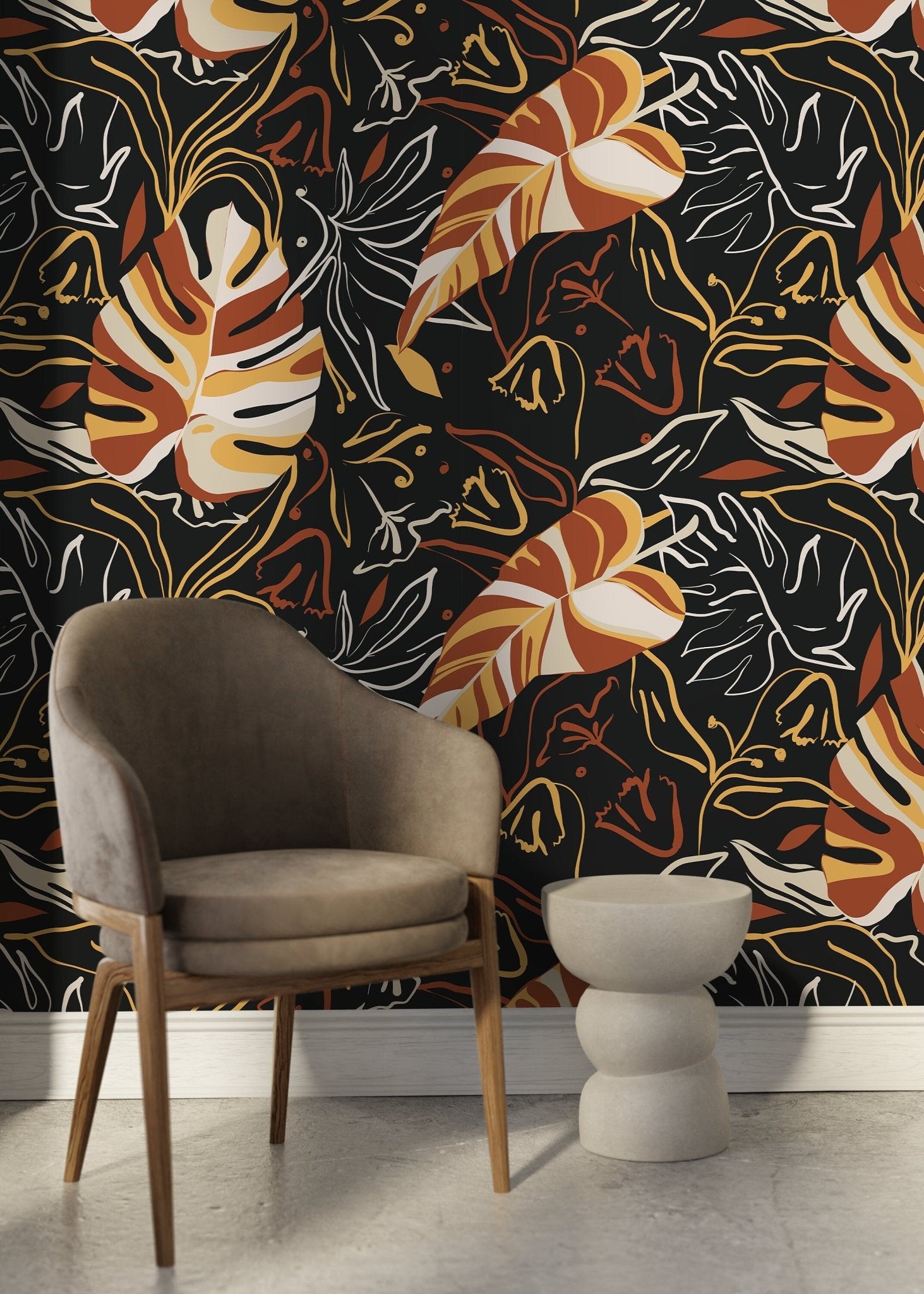 Tropical Elegance Wallpaper - D367 - WallTrend
