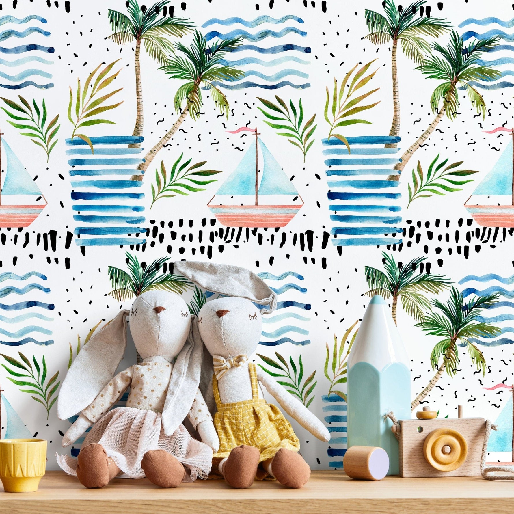 Tropical Escape Wallpaper - A185 - WallTrend