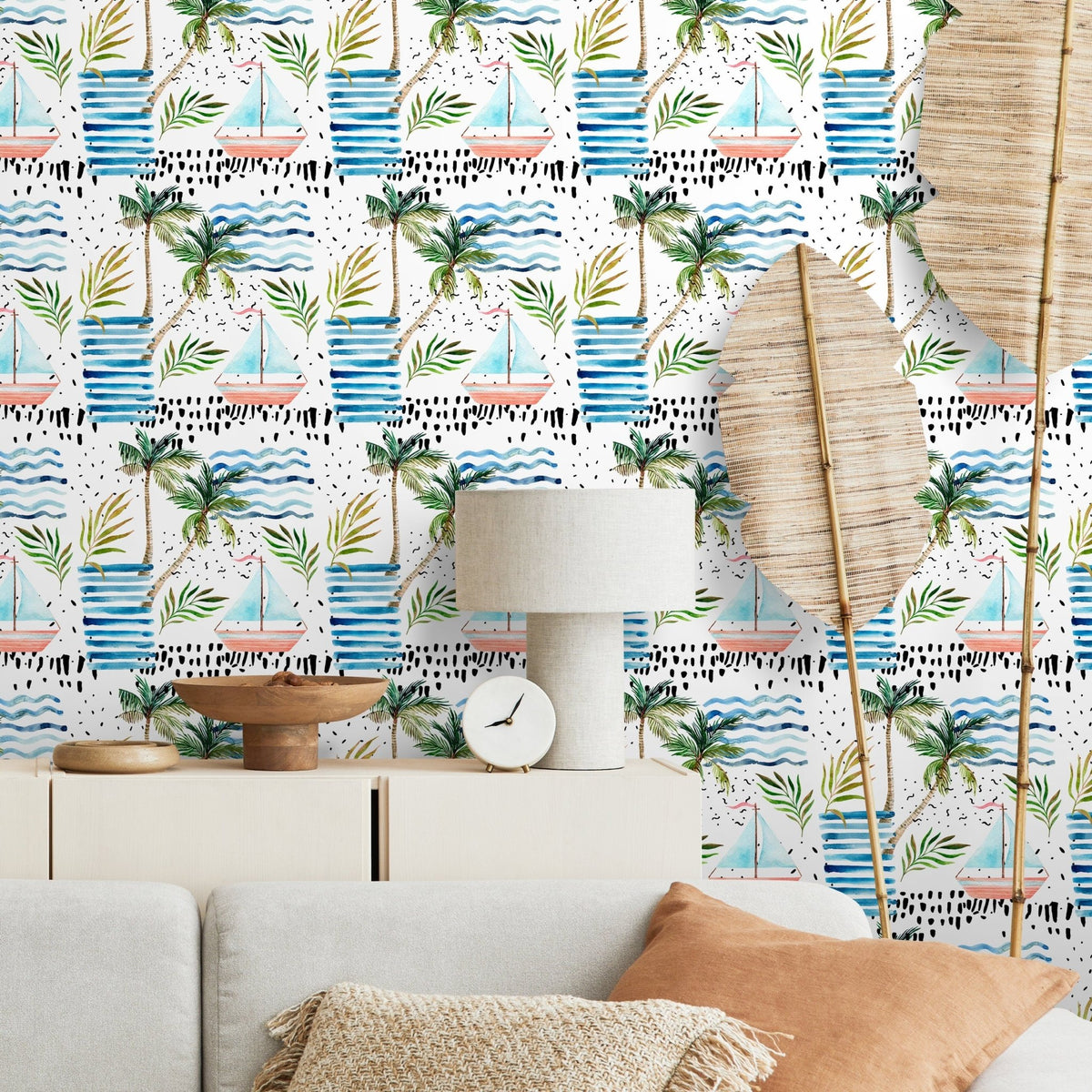 Tropical Escape Wallpaper - A185 - WallTrend