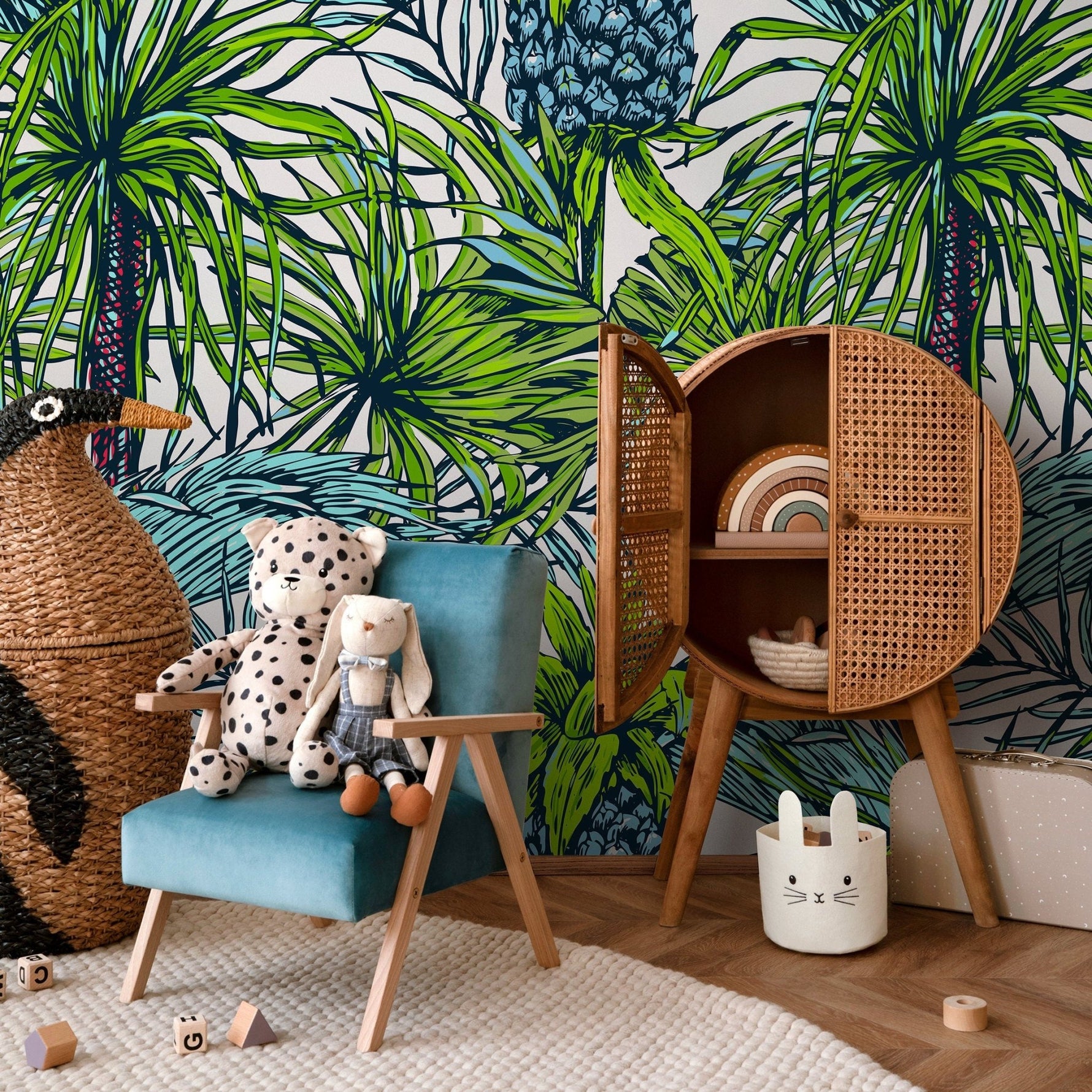 Tropical Escape Wallpaper - B113 - WallTrend