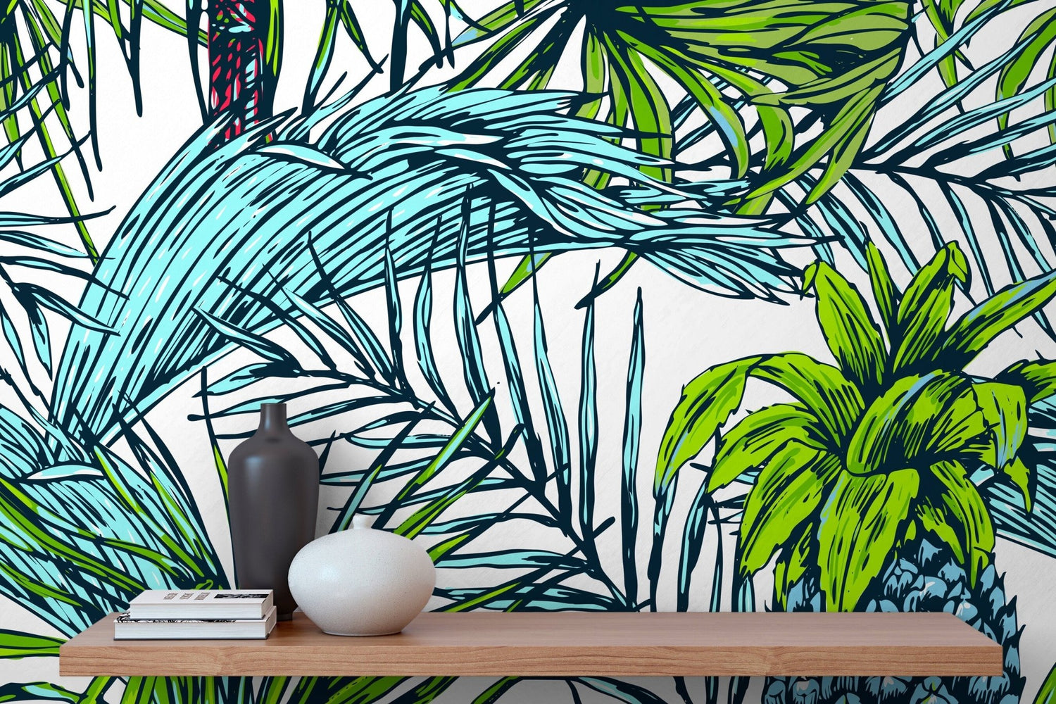Tropical Escape Wallpaper - B113 - WallTrend
