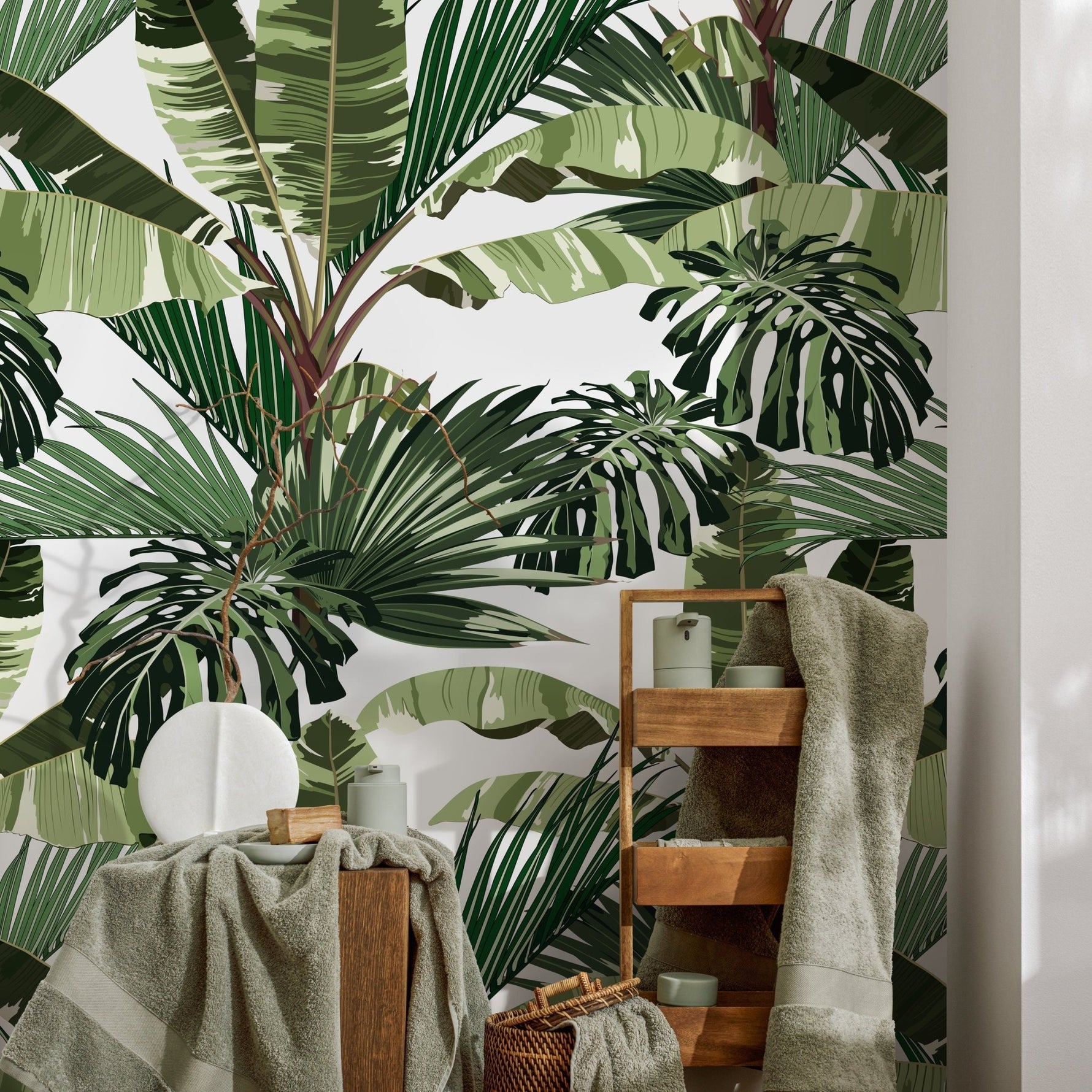 Tropical Escape Wallpaper - B151 - WallTrend