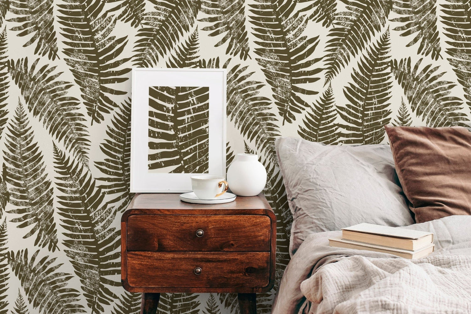 Tropical Ferns Wallpaper - C214 - WallTrend