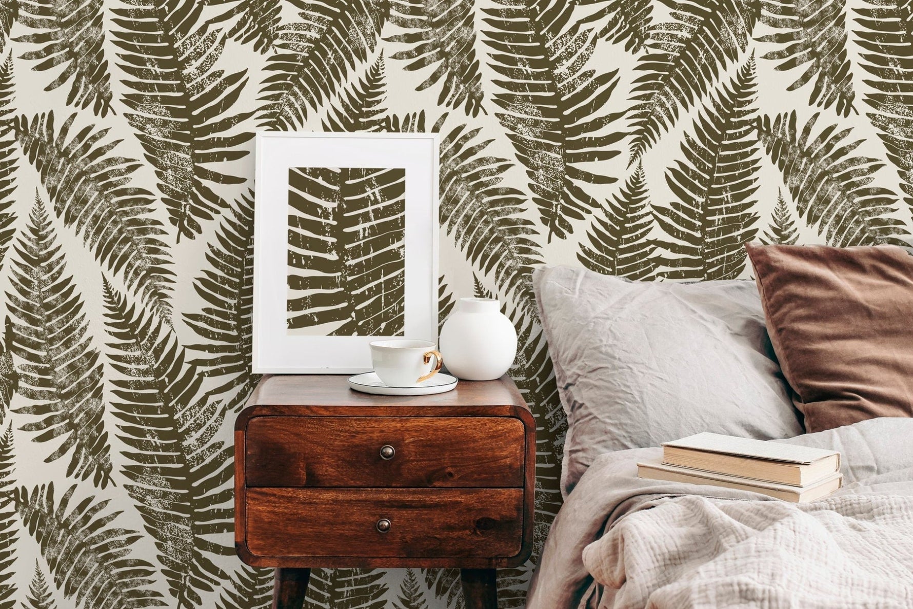 Tropical Ferns Wallpaper - C214 - WallTrend