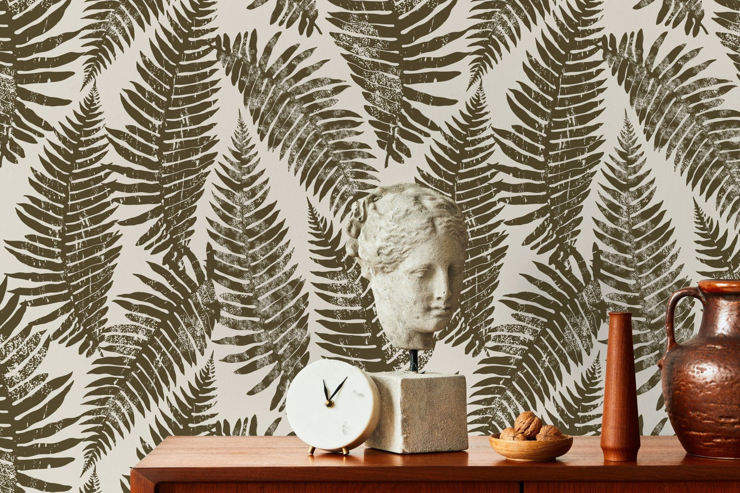 Tropical Ferns Wallpaper - C214 - WallTrend