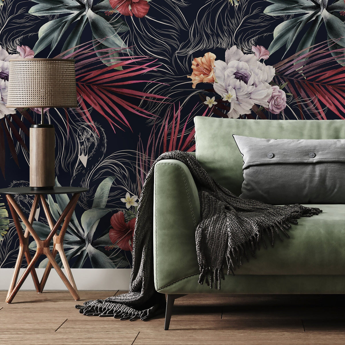 Tropical Flora and Fauna Wallpaper - A839 - WallTrend