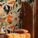 Tropical Flora Symphony Wallpaper - B205 - WallTrend
