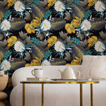 Tropical Floral Elegance Wallpaper - A821 - WallTrend