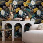 Tropical Floral Elegance Wallpaper - A821 - WallTrend