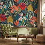 Tropical Floral Elegance Wallpaper - C206 - WallTrend