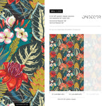 Tropical Floral Elegance Wallpaper - C206 - WallTrend