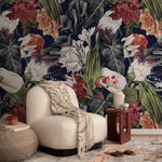 Tropical Floral Extravaganza Wallpaper - A845 - WallTrend