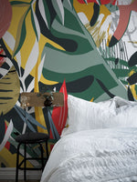 Tropical Foliage Abstract Wallpaper - C134 - WallTrend