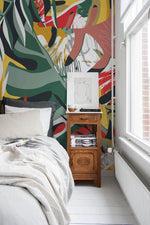 Tropical Foliage Abstract Wallpaper - C134 - WallTrend