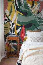 Tropical Foliage Abstract Wallpaper - C134 - WallTrend
