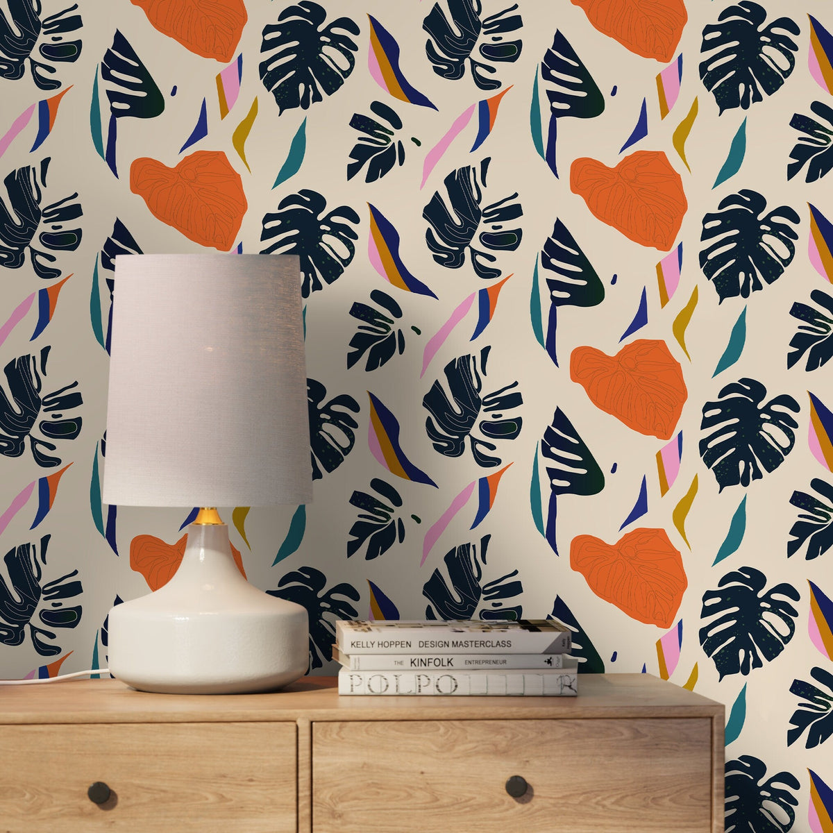 Tropical Foliage Abstract Wallpaper - C332 - WallTrend