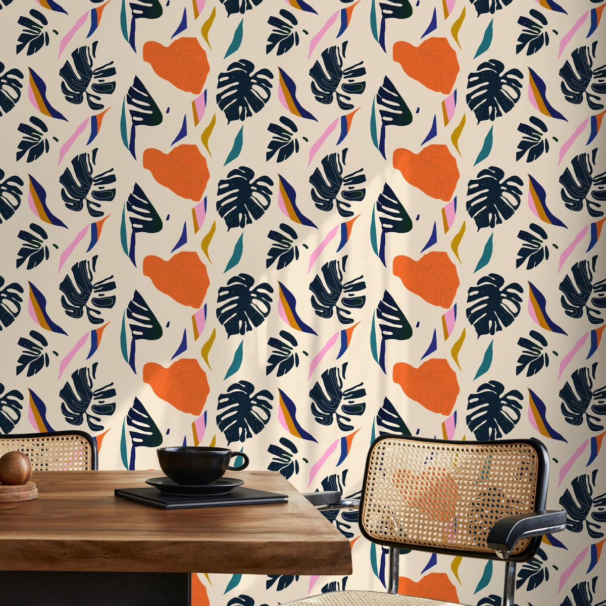 Tropical Foliage Abstract Wallpaper - C332 - WallTrend