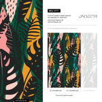 Tropical Foliage Mix Wallpaper - B177 - WallTrend
