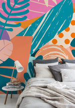 Tropical Foliage Mix Wallpaper - C106 - WallTrend