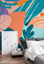 Tropical Foliage Mix Wallpaper - C106 - WallTrend