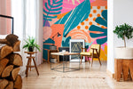Tropical Foliage Mix Wallpaper - C106 - WallTrend