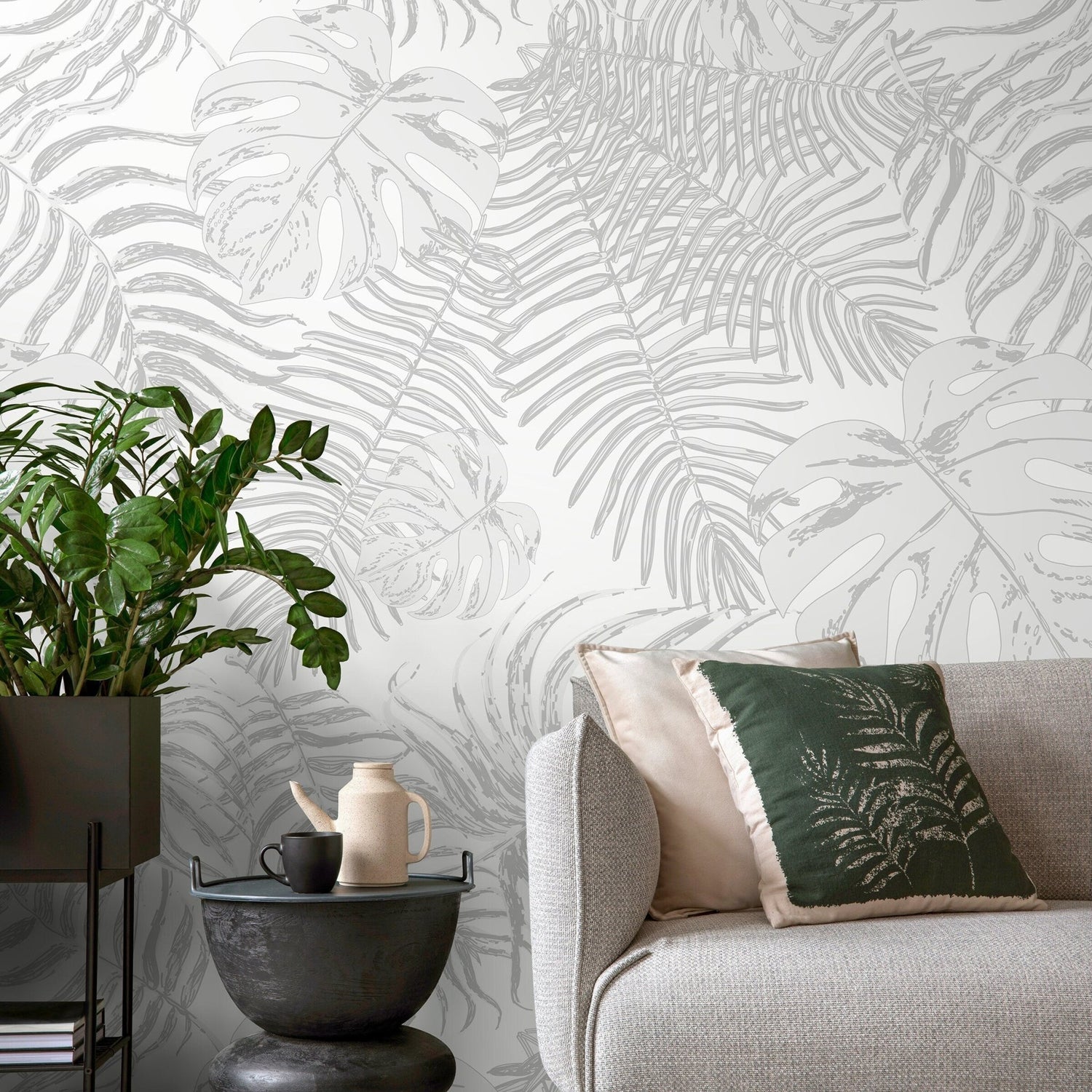 Tropical Foliage Wallpaper - A561 - WallTrend