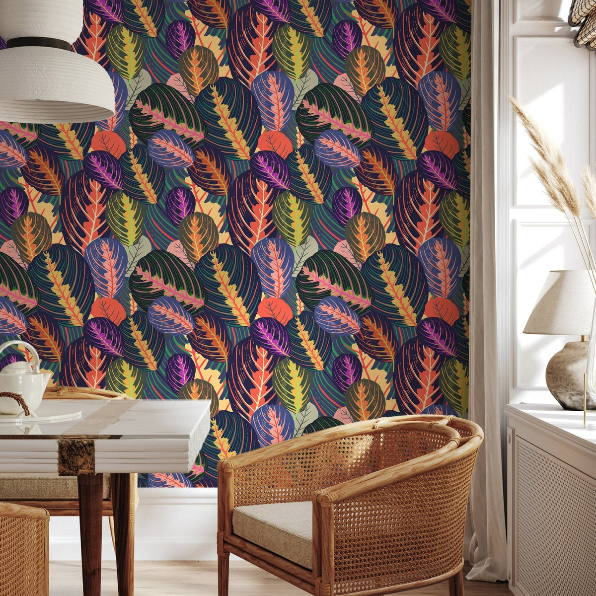 Tropical Foliage Wallpaper - A796 - WallTrend