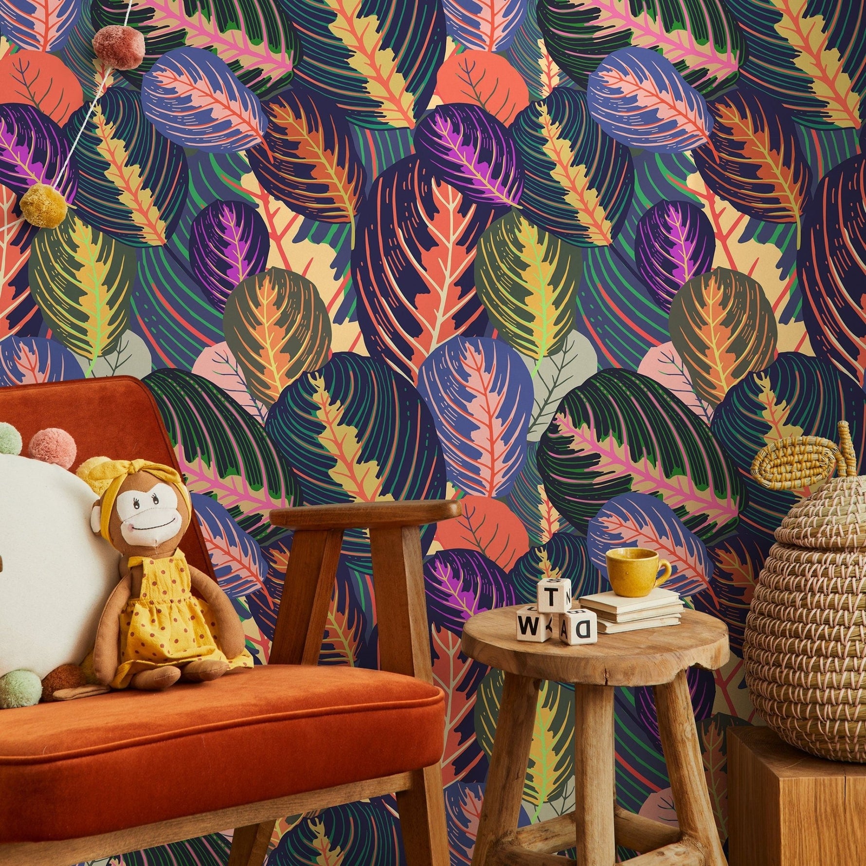 Tropical Foliage Wallpaper - A796 - WallTrend