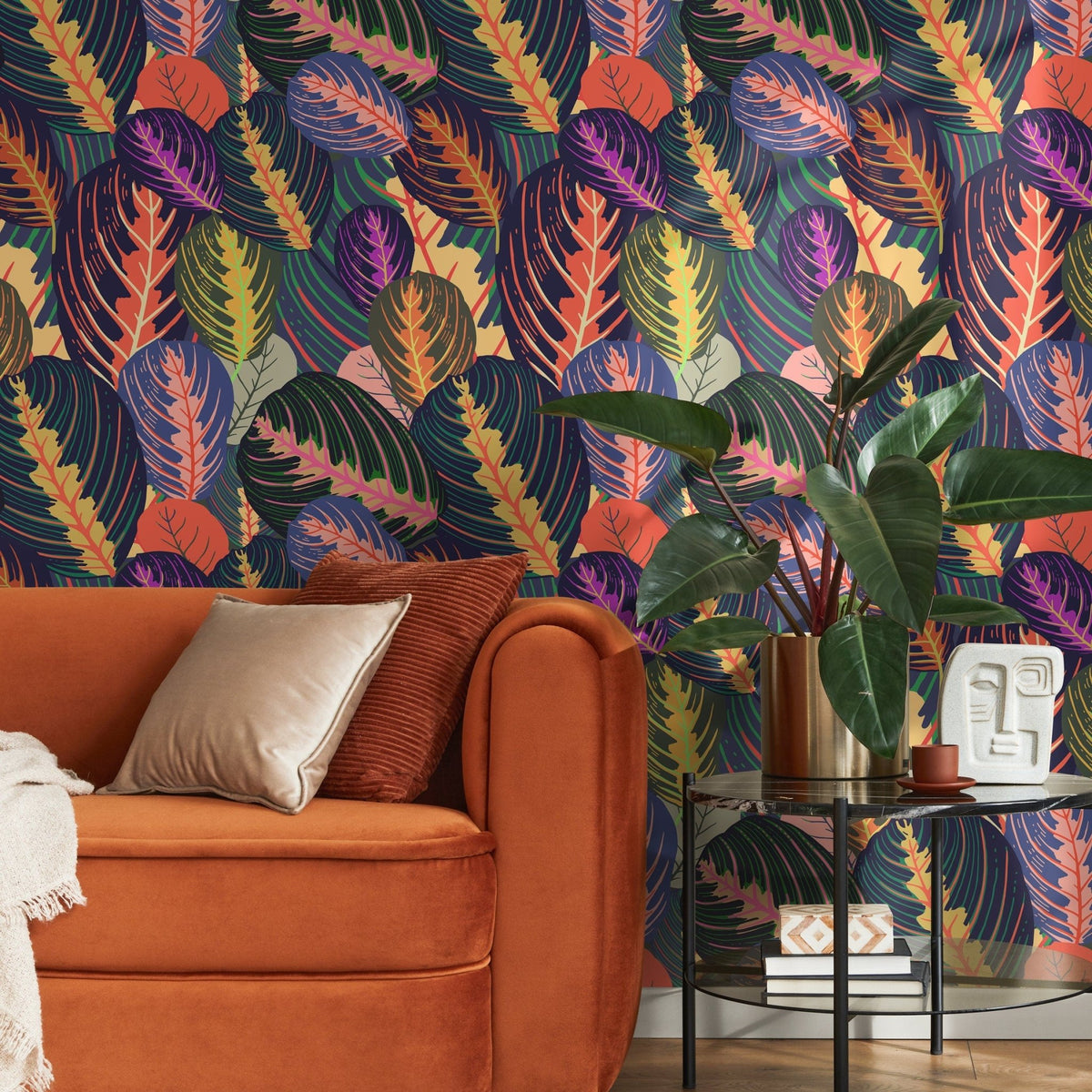 Tropical Foliage Wallpaper - A796 - WallTrend