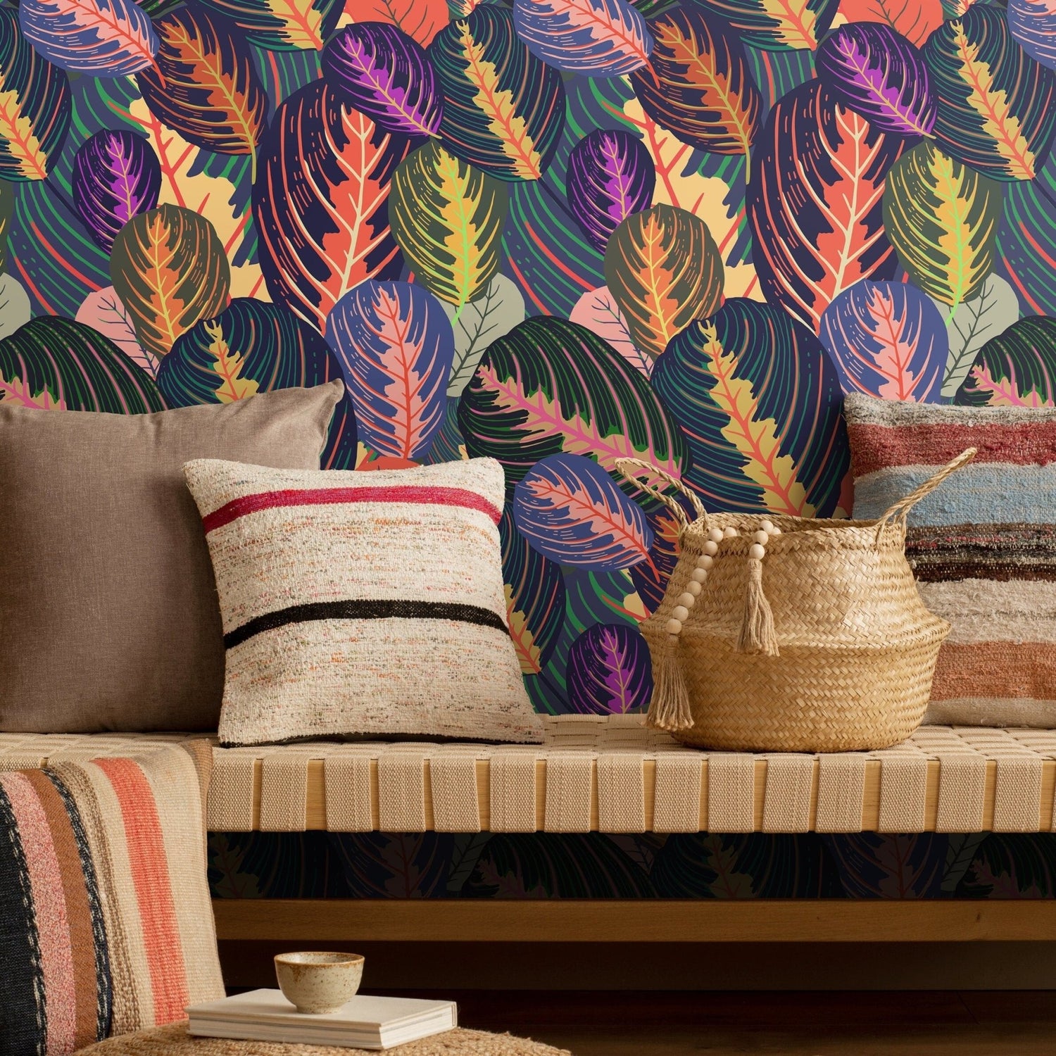 Tropical Foliage Wallpaper - A796 - WallTrend