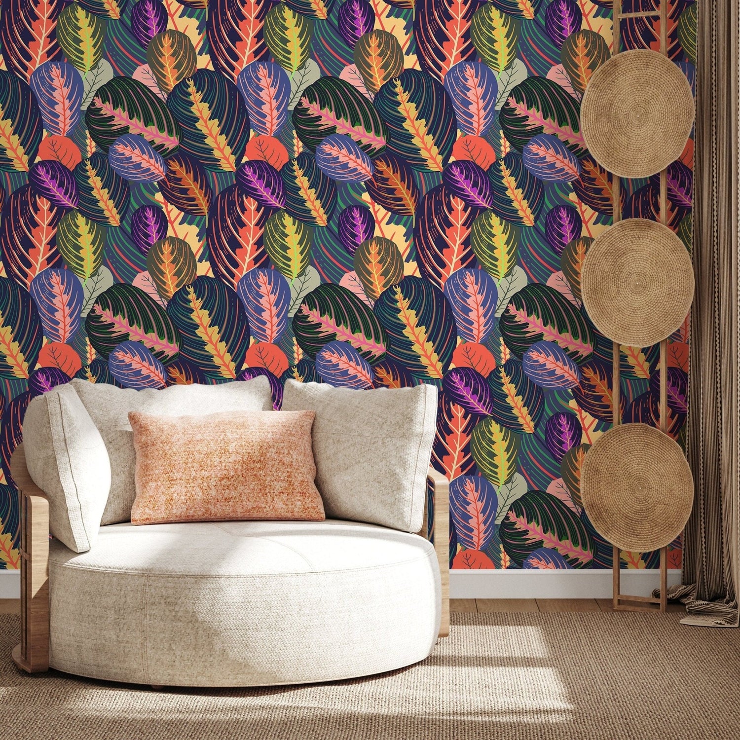 Tropical Foliage Wallpaper - A796 - WallTrend