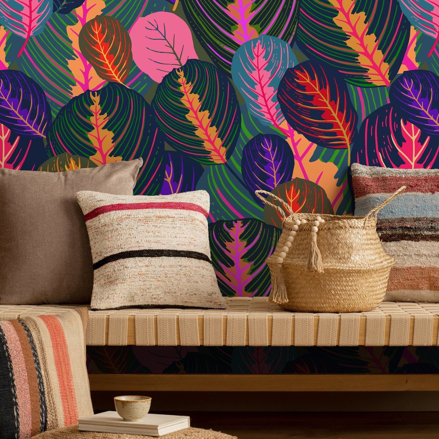 Tropical Foliage Wallpaper - A952 - WallTrend