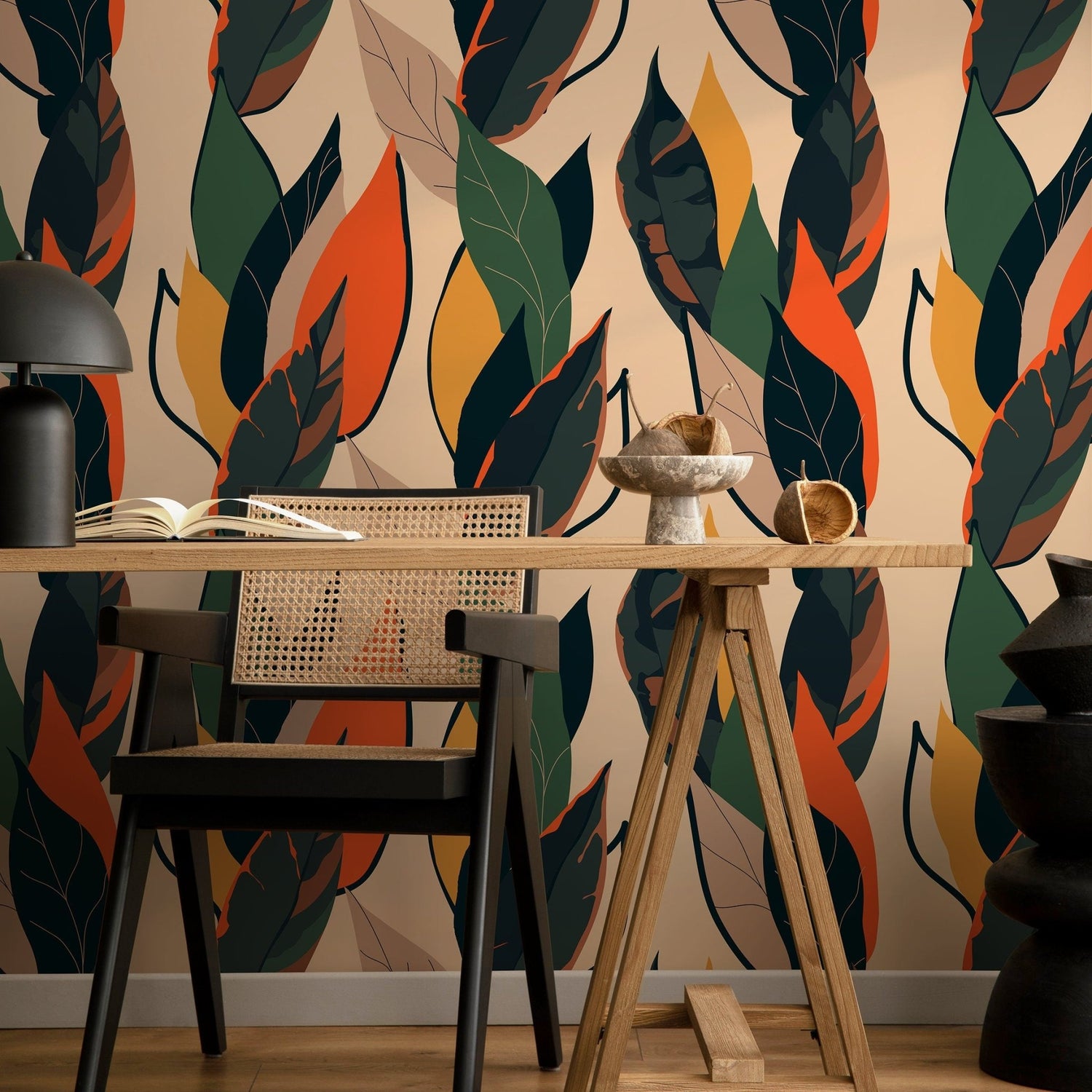 Tropical Foliage Wallpaper - B213 - WallTrend