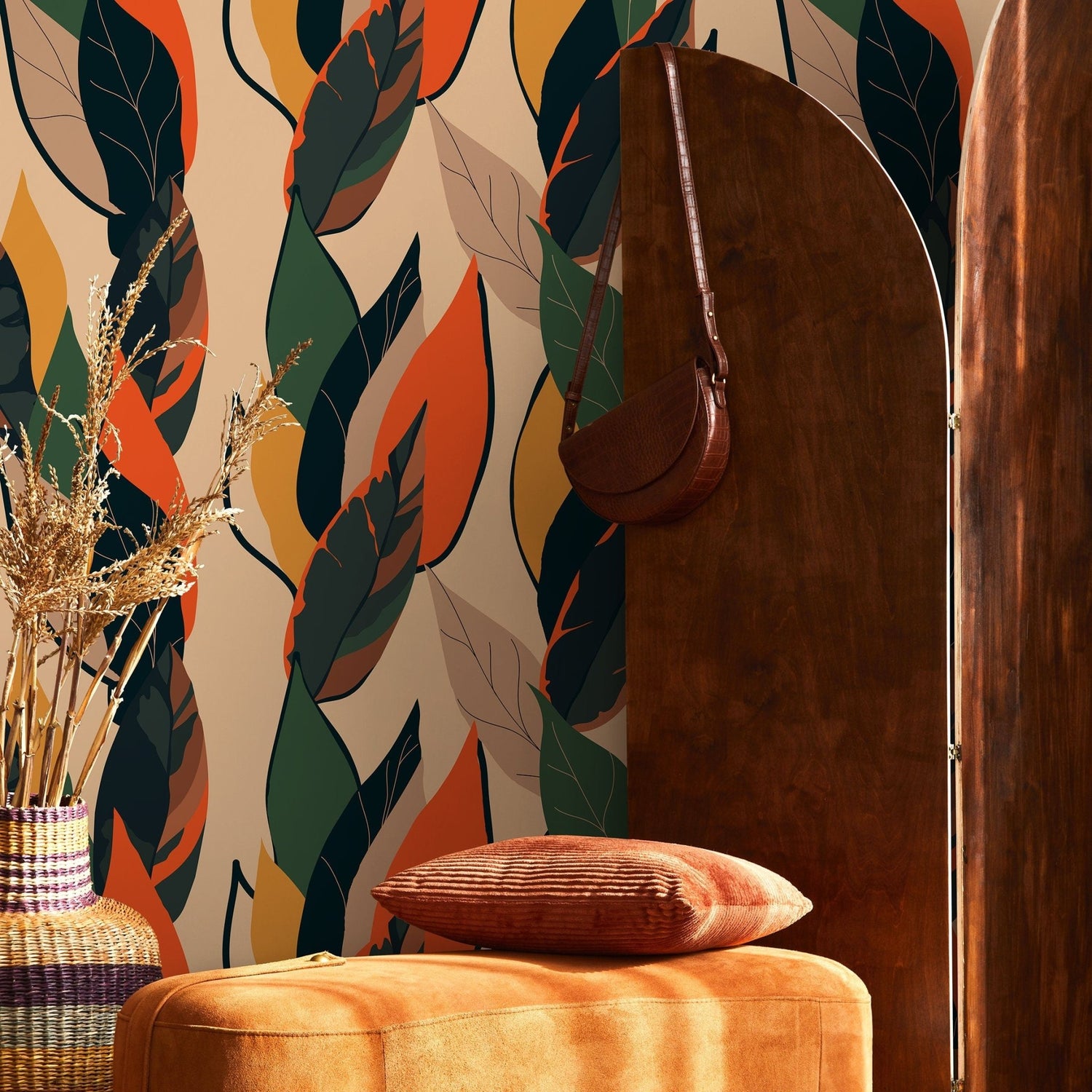 Tropical Foliage Wallpaper - B213 - WallTrend