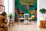 Tropical Foliage Wallpaper - B555 - WallTrend