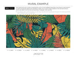 Tropical Foliage Wallpaper - B555 - WallTrend