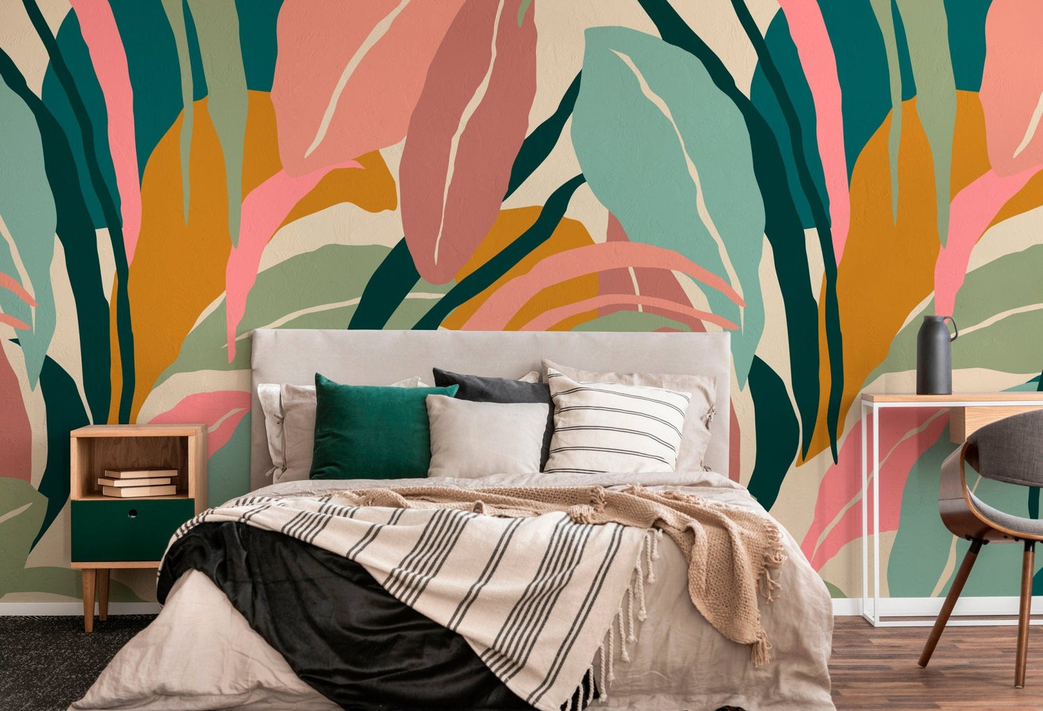 Tropical Foliage Wallpaper - B634 - WallTrend